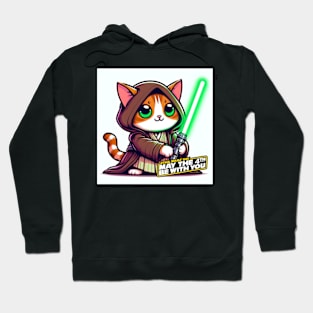 May the 4th be with you cat Hoodie